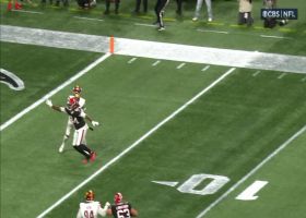 Benjamin St-Juste picks off Desmond Ridder in end zone to halt Falcons' scoring opportunity