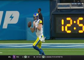 Baker Mayfield buys time for scrambling 39-yard strike to sliding Van Jefferson