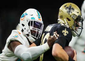 Jerome Baker tracks down Ian Book for speedy sack on third down