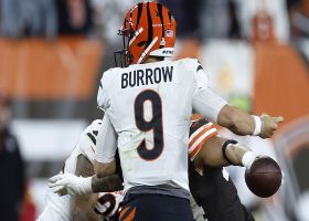 Sione Takitaki's strip of Joe Burrow ends another Bengals possession with turnover
