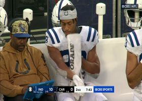 Raheem Blackshear absolutely BULLDOZES Matt Gay on 45-yard kick return