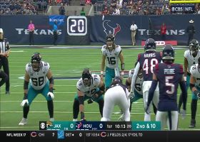 Trevor Lawrence finds Marvin Jones in red zone for 14-yard gain