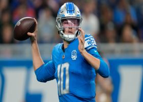 Nate Sudfeld drops dime to Jameson Williams for two-point conversion