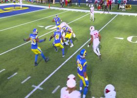 Christian Rozeboom nabs red-zone INT on Dobbs' deflected throw over middle