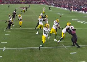 Tonyan makes shoestring catch of Rodgers' sidearm laser