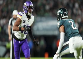 Justin Jefferson gets best of 1-on-1 vs. Slay for 15-yard grab