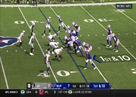 Allen takes advantage of free play with 19-yard zip to leaping Gabe Davis