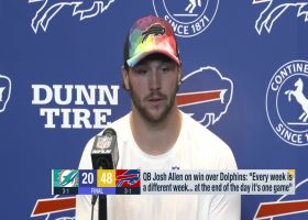 Josh Allen reacts to Bills Week 4 win against Dolphins