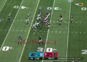 Derrick Brown makes nifty shoestring tackle of Mariota for loss of yardage