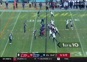Dorsett's nifty toe-tap catch gets Texans into red zone