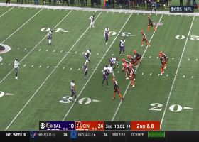 Mixon traverses a ton of field on 33-yard catch and run