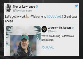 Trevor Lawrence reacts to Doug Pederson news