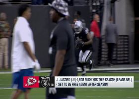 Pelissero: Josh Jacobs active vs. Chiefs after spending time with father in ICU