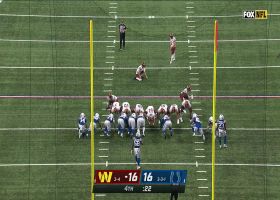 Joey Slye drills go-ahead extra point after Heinicke's late TD run