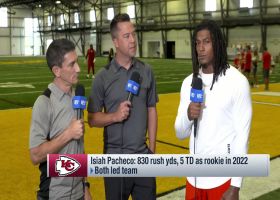 Isiah Pacheco explains what he's seen from Chiefs rookie RB Deneric Prince