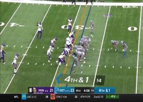 Blake Lynch comes up with massive strip-sack on Goff late in fourth quarter