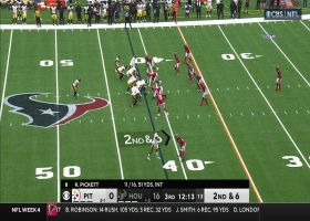 Jaylen Warren shoots out of a cannon on 18-yard rush