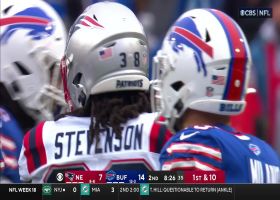 Rhamondre Stevenson slithers through a seam for 18-yard run with powerful ending