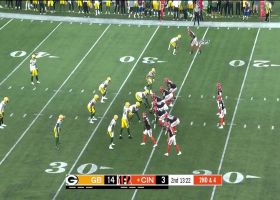 Chris Evans nearly breaks into clear on 34-yard burst