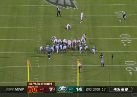 Joey Slye trims Eagles' lead via 44-yard FG