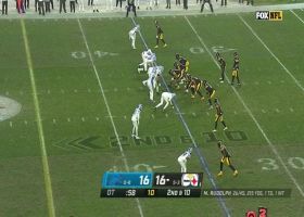 Alex Anzalone disrupts Ebron's ambitious hurdle attempt