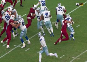 Cameron Thomas vacuums in Pollard for red-zone TFL