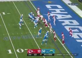 Sorenson's leaping fourth-down PBU gives Chiefs' second goal-line stand at end of half