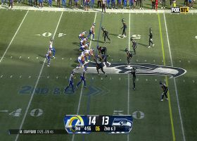 Higbee's shifty double move sets up 32-yard catch and run