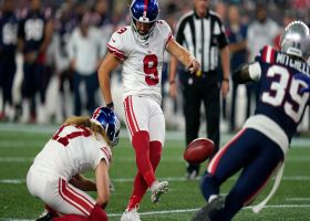 Graham Gano's chip-shot FG secures Giants' win in preseason opener vs. Patriots