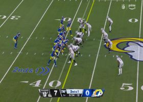 Jerry Tillery powers way through Rams OL for TFL on Akers