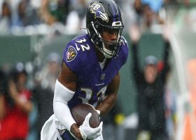 Marcus Williams looks like intended receiver on INT for Ravens