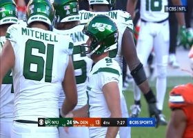 Zuerlein’s fifth field goal of game extends Jets’ lead to 11 points in fourth quarter