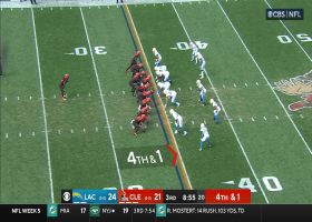 Bolts' D overthrows Browns' O-line on fourth-down stuffing