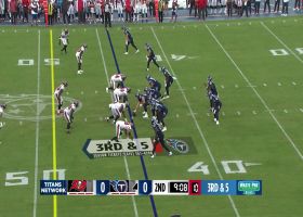 Kyle Philips makes Cris Carter-like toe-tap catch