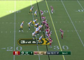 Juwann Winfree makes INT-saving grab off deflection for 12-yard gain