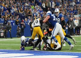 Jonathan Taylor's 2-yard TD ends with a mid-air lunge over the goal line