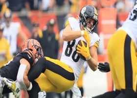 Steelers pull off trick-play and find Pat Freiermuth for 31-yard gain