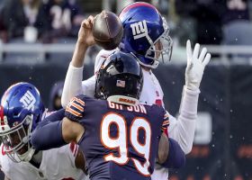 Trevis Gipson strips Mike Glennon for Bears third takeaway of the game