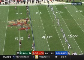 Will Parks saves football from Browns for Justin Hardee onside kick recovery