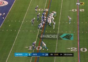 Colts' D stuffs Grier's fourth-down QB sneak for turnover on downs