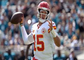 Mahomes' massive launch results in INT to Andre Cisco in double coverage