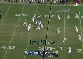 Evan Engram's speed brings Jaguars into red zone on 21-yard catch and run