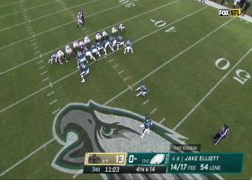 Jake Elliott's 56-yard FG finally gets Eagles on board in third quarter
