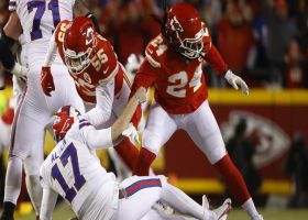 Melvin Ingram, Frank Clark converge for big-time sandwich sack on Allen