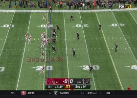 Blough connects perfectly with Brown on 17-yard pass