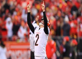 Evan McPherson sneaks 52-YARD field goal through to give Bengals their first lead
