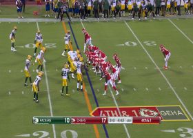 Jack Heflin thwarts Chiefs' fourth-down try on unblocked TFL