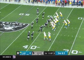 Jerry Tillery's pressure of ex-teammate Herbert forces third-down sack