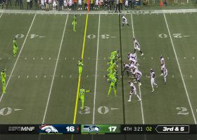 Albert Okwuegbunam's second effort on third-down reception just enough to move chains for Broncos