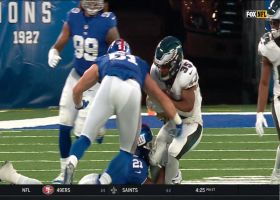 Peppers drops Scott short of marker to force turnover on downs